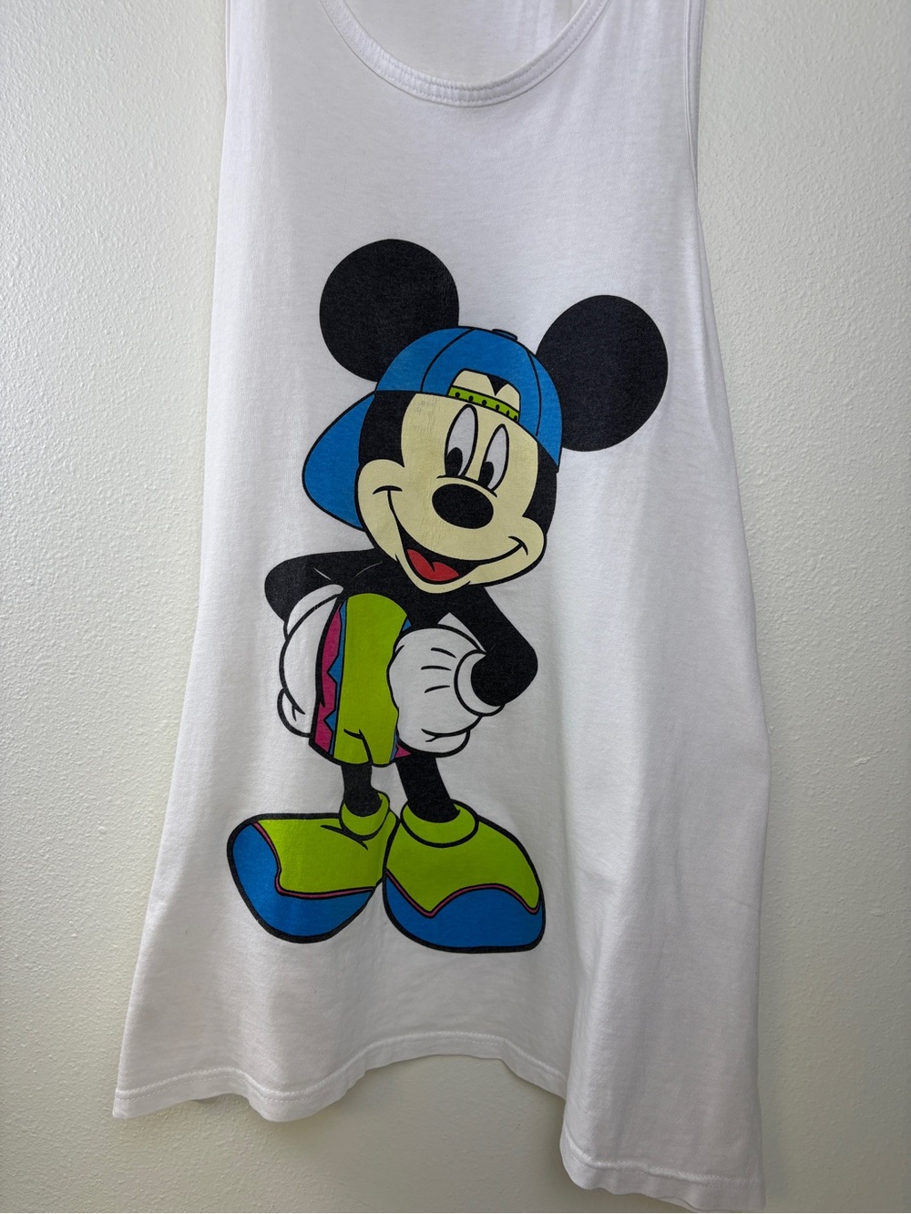 Vintage Disney OSFA Tank Top 90’s Mickey Graphic Relaxed Fit Magic Kingdom